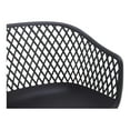 thumbnail image 5 of Moe's Home Collection Piazza Outdoor Chair Black-Set Of Two, 5 of 5