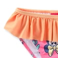 thumbnail image 5 of Disney Minnie Mouse UPF 50+ Long Sleeve Rash Guard & Bikini Bottom (Girls), 2 Piece Swimsuit Set, Sizes 4-6X, 5 of 8