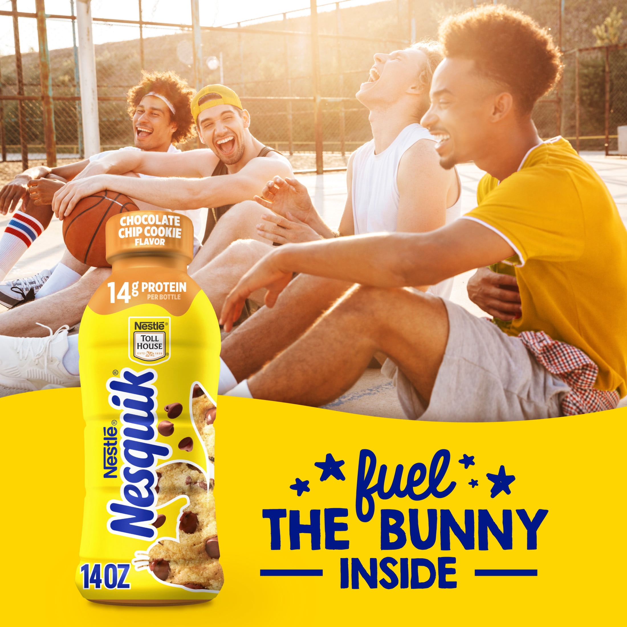Nesquik Toll House Chocolate Chip Cookie favored Milk, Ready to Drink Low-fat Milk 14 fl oz