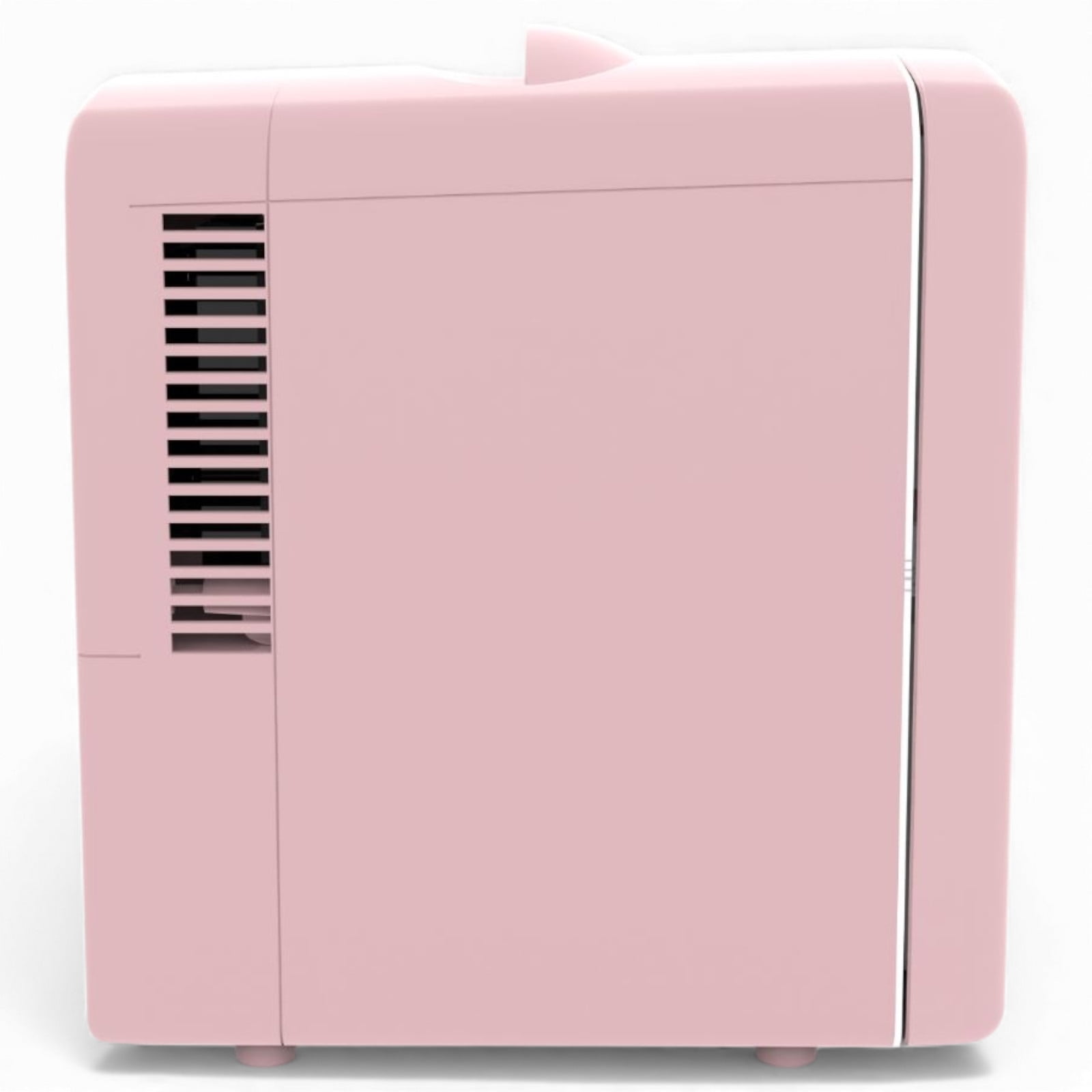 Restored Frigidaire 18 in. 6-Can 4-Liter Mini Beverage Cooler in Pink EFMIS186-B-PINK, Includes 110V home power cord & 12V DC car adapter (Refurbished)