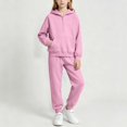 thumbnail image 6 of Vmvidoty Half Zip Drop Shoulder Long Sleeve Tracksuit 2 Piece Activewear Set Sweatsuits Toddler 3-4 Years, 6 of 8