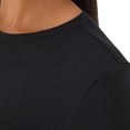 thumbnail image 4 of Hanes Women's Comfort Fit Scrubs Underscrub, Supersoft Viscose from Bamboo Long Sleeve Shirt, 4 of 5