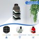 thumbnail image 5 of Organizador de 2 piezas para gorras de béisbol, perchero de pared con adhesivo fuerte para hasta 24 sombreros, expositor para puerta, dormitorio y armario (negro), 5 of 8