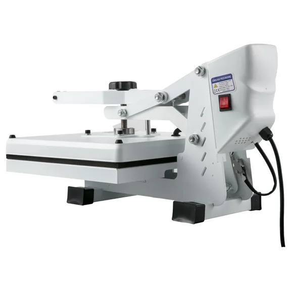 15x15 Heat Press Machine for T-Shirts-Fast Heating,High Pressure,Digital Industrial Sublimation Printer for Easy Vinyl Heat Transfer,White