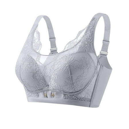 IROINNID Clearance Strapless Lace Underwear for Women s Breathable Cool Liftup Air Bra Padded Lift Up Sagging Breasts Bras Pull On Soft Comfort Bralette Tank Tops