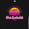 thumbnail image 4 of Inktastic Summer Enjoy the Sunshine Fort Lauderdale Florida in Pink Boys or Girls Baby T-Shirt, 4 of 5