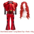 thumbnail image 3 of Disfraz de Cosplay de Descendants 4 para niños, trajes navideños, The Rise of Red, para niñas, fiesta de Navidad y Año Nuevo, 3 of 5