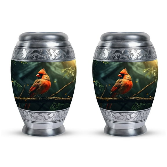 Blue Raven Small Urn For Ashes Keepsake, Mini Urns For Human Ashes, Burial Urns For Adult Human Ashes, Cremation Urn For Ashes Adult Male, Funeral Urns For Ashes, Memorial Urn For Ashes 3 Inch,2PCS