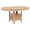 Light Oak, variant on Coaster Lavon Oval 60-Inch Wood Extension Leaf Dining Table, Light Oak