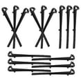 thumbnail image 4 of 20pcs Gutter Guard Clips Black Plastic Gutter Hook Fixing Clips Gutter Maintenance Installation Tool For Various Gutter Guard Styles, 4 of 9