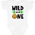 thumbnail image 3 of Inktastic Wild and One Cute Lion Birthday Boys or Girls Baby Bodysuit, 3 of 5