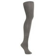 thumbnail image 2 of Women's Hanes HFT028 Lurex Control Top Tights (DivineGrey/SilverLurex L), 2 of 2