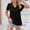 #1-Black, variant on Azrian Womens Plus Size,Women's Fashion Solid Color Round Neck Comfortable Loose T-shirt Sleeveless Blouse Casual Tops