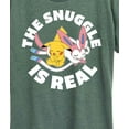 thumbnail image 3 of Pokémon - The Snuggle Is Real Pikachu and Sylveon  - Women's Short Sleeve Graphic T-Shirt, 3 of 5