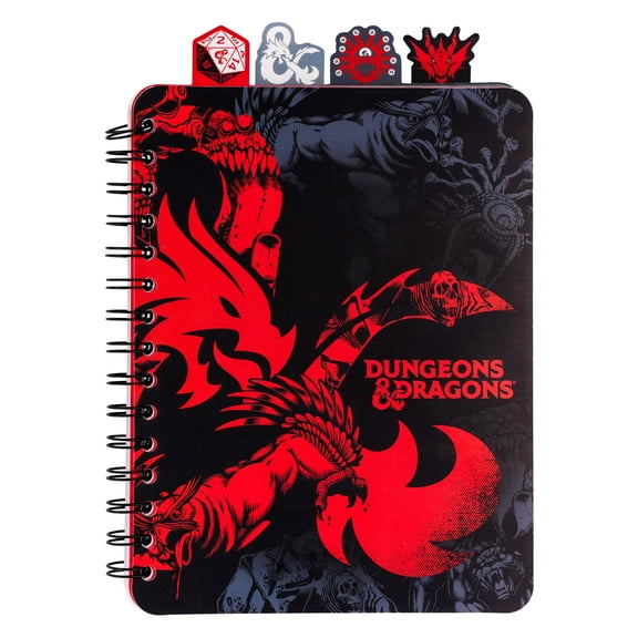 Dungeons & Dragons 4-Tab 80-Page Spiral Journal