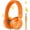 ORANGE, variant on ONTA Kids Headphones for Boys Girls, Foldable Adjustable Stereo Wired over Ear Headphones for Kids, Toddler Earphones School Teen for School Computer Laptop Game(red)