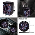 thumbnail image 4 of Yuyamidu Horse Car Interior Accessories Full Set Car Seat Covers Steering Wheel Cover Seat Belt Cover Trash Bag Rearview Mirror Cover Flowers Coasters Lipstick Covers 13 PCS, 4 of 5