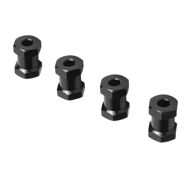 4Pcs RC Wheel Hex Spacers, 12mm Universal Hub Extensions 17mm Length RC Car Accessory for RC Car AXIAL Redcat Hpi