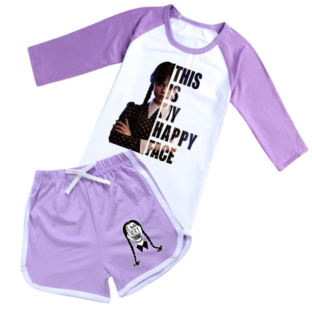 New Addam - Ropa casual de algodón para niños, camisas de manga larga y pantalones cortos para niños y niñas, disfraces unisex zhangmenya LED