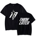 thumbnail image 3 of Tate Mcrae Think Later T-shirt Hip Hop Manches Courtes Tee Décontracté Harajuku Col Rond, 3 of 3
