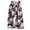 Black2, variant on Women's Comfy Casual Pajama Pants Floral Print Drawstring Palazzo Cropped Pants Elastic Waisted Wide Leg Boho Capris Summer Beach Clothes Hawaii Style Loungewear Black Free Size
