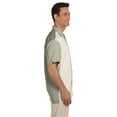 thumbnail image 2 of Harriton Men's Two-Tone Bahama Cord Camp Shirt, 2 of 3