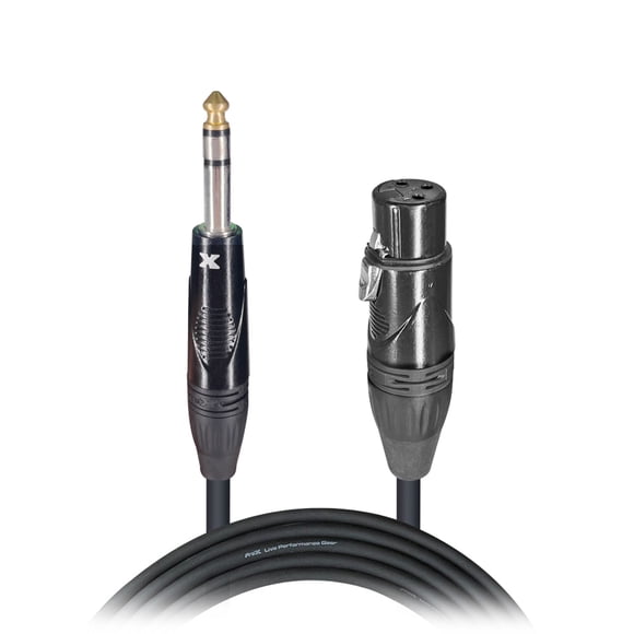 Prox Xc-Sxf50 50 Ft. Balanced 1/4"" Trs-M To Xlr3-F High Performance Audio Cable