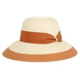 thumbnail image 4 of Women's Two Tone Summer Straw Floppy Beach Sun Clothe Hat UPF50+, 4 of 4