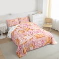 thumbnail image 3 of Castle Fairy Gingerbread Man Candy Cane 3-Piece Full Size Comforter Sets for Teens Girls Boys,Merry Christmas Bedding Comforter Set,Happy New Year Lightweight Bedding Sets,Super Cozy Room Decor, 3 of 8