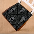 thumbnail image 1 of ABPHQTO Dark Balck World Design Calavera con diseño de encaje Cojín de silla Cojín de asiento Cojín de silla Cojín de suelo con memoria transpirable Cojín s 50x50 cm ABPHQTO Chair-SL-73-20x20, 1 of 2