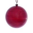 thumbnail image 1 of Vickerman MC197003 4 in. Red Wood Grain Ball Ornament - 6 per Bag, 1 of 3