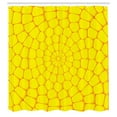 thumbnail image 3 of Ambesonne Yellow Shower Curtain, Corn Brick Abstract Art, 69"Wx84"L, Yellow, 3 of 5