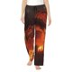 thumbnail image 1 of Balery Fiery Dragons Castle Attack Pantalones de pijama para mujer, pijamas ultraligeros, pantalones de estar por casa-Large, 1 of 6