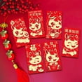 thumbnail image 5 of 6pcs 2026 Year of the Horse Red Envelopes Lucky Money Envelopes Auspicious Horse Design Red Packet Set Festive Lunar Year Envelopes Elegant Paper Envelopes for Holiday Gifting, Multicoloured, 5 of 7