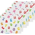 thumbnail image 3 of GZHJMY Colorful Alphabet Wash Cloth Set of 4, 12 x 12 Inch Cotton Baby Washcloths Absorbent and Super Soft Feel Fingertip Towel Face Towels for Bathroom, Gym, Spa, 3 of 7