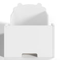 thumbnail image 7 of Bellemave Low Montessori 2-in-1 Beds, Wood Small Floor Bed Frame with Cute Ear Shaped Headboard for Aged 3-6 Years, No Box Spring Needed, White, 7 of 7