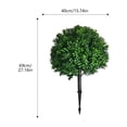 thumbnail image 2 of Bunny Topiary Outdoor, Artificial Bunny Topiary Outdoor Rabbit Shaped Topiary Trees, Easter Bunny Boxwood Shaped Topiary, Easter Rabbit Boxwood Topiaries Plant for Indoor Outdoor Home Porch Decor, 2 of 8