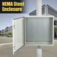 thumbnail image 2 of GloryStar Wall Mounted Steel Electrical Junction Box, NEMA Electrical Enclosure with Waterproof and Dustproof Protection, Safety Locks, and Mounting Plates for Reliable Use, 2 of 8