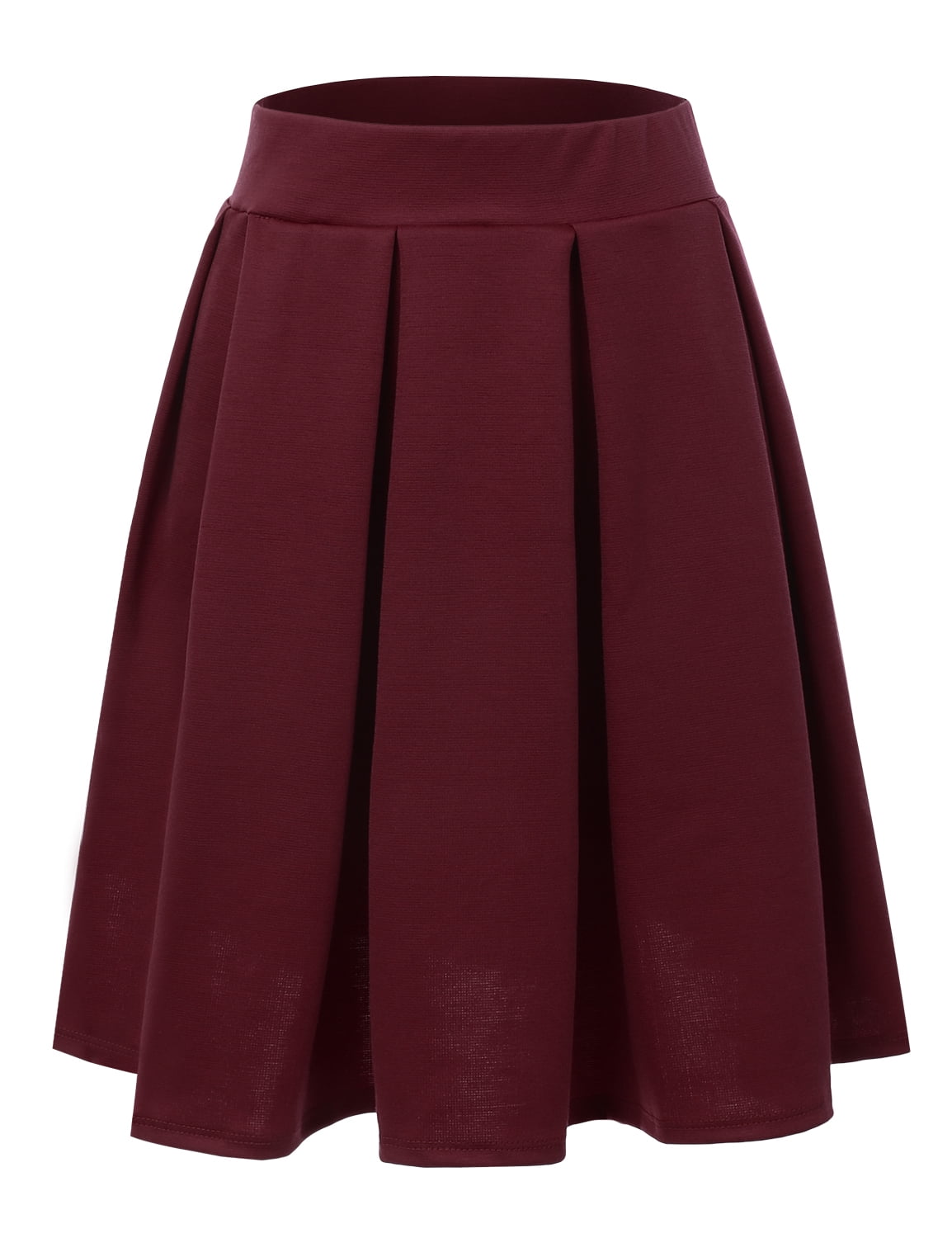 womens burgundy skirt