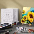 thumbnail image 2 of Art Craft Kit Cholemy, juego de pintura sobre lienzo, 36 piezas, 8 x 10 pulgadas, 2 of 6