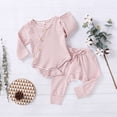 thumbnail image 6 of gljltg Toddler Boy Summer Outfit Infant Baby Boy Clothes Stripe Long Sleeve T-shirt Top Elastic Waist Shorts Set 2Pcs, 6 of 9