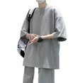 thumbnail image 4 of Conjunto De 2 Piezas De Camiseta Y Pantalones Cortos De Verano Para Hombre Nikou, 4 of 9