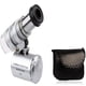thumbnail image 1 of Mini lupa de microscopio 60X, lupa de microscopio de luz UV LED de bolsillo portátil para gemas, joyas, monedas, sellos, etc. (1 paquete), 1 of 5