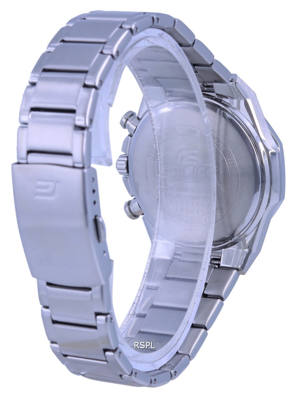 Casio Edifice Slim Line Chronograph Analog Solar EFS-S570D-1A EFSS570D-1 100M Men's Watch