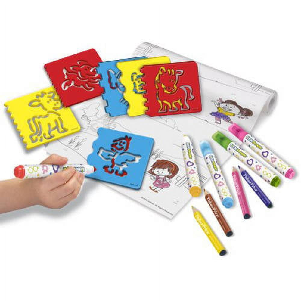 Fisher Price Little People Discovery Stencil Set