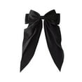 thumbnail image 5 of AYYUFE Non-Slip Tight Elegant Exquisite Spring Clip Chinese Style Big Bow Ribbon Decor Spring Hairpin Hair Accessories, 5 of 8
