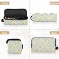 thumbnail image 6 of Hair Tools Storage with Heat Resistant Mat- Light Blue Pattern Printed Curling Iron Travel Bag/Flat Iron Case for Women, 6 of 8
