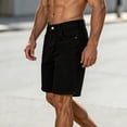 thumbnail image 5 of MHOSTAFH Men's Denim Short Loose Fit Casual Straight Leg Beach Shorts for Men Baggy Summer Golf Dree Shorts with Pocket, 5 of 6