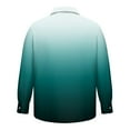 thumbnail image 5 of Cyinyin 2024 Choice Men Polo Shirt Collar Long Sleeved Mens Casual Shirts, Soild Color Cardigan Flowy Men's Polo Shirts Polyester Button Down Polo Shirt, 5 of 5