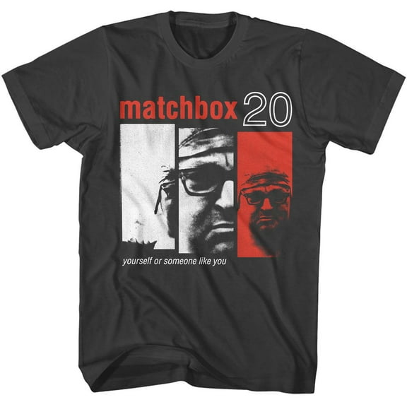 Matchbox Twenty Yourself or Someone Like You Men's T Shirt - S, Charcoal